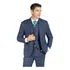 Terno Masculino Poliviscose Slim Fit  Colete Xadrez Italiano