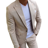 Terno Masculino Slim Melange Diversas Cores Lançamento