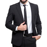 Terno Microfibra Gabardine Blazer