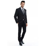 Terno Slim Fit Blazer Calça Casamento Chic