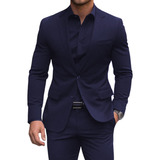 Terno Slim Masculino Premium Top De Linha Calça E Blazer