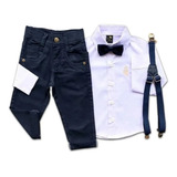 Terno Social Infantil Cinza Casamento Pajem Conjunto Oferta Roupa Gravata Colete Camisa Calça Lindo Terninho