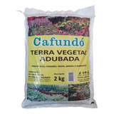 Terra Vegetal Adubada 2kg Composto Orgânico