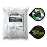 Terra Vegetal Adubada 5 Kg Composto Orgânico Humificado