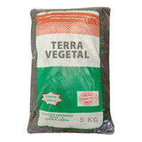 Terra Vegetal Adubada Para Plantas Vasos E Jardim 5kg