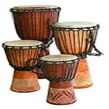 Terre Djembe Iniciante Esculpido- 20- De Altura- Cabeça De 8-5-9-5-