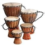 Terre Djembe Simples Para Iniciantes- 12- De Altura- Cabeça De 6-5-7-
