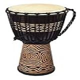 Terre Djembe Standard Linecarv- 24- De Altura- 12- De Cabeça- Nk047