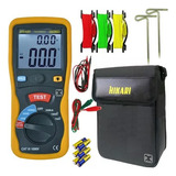 Terrômetro Digital Portatil Htr 770 Com Bolsa Hikari