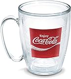 Tervis Copo Isolado Coca-cola-coke Enjoy Com Emblema, Caneca De 473 Ml, Transparente