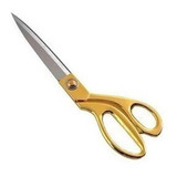 Tesoura Alfaiate Costureira Profissional Tecido Dourada 24cm