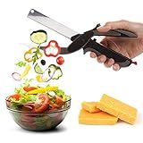 Tesoura De Alimento Faca Corta E Fatia Clever Cutter 2 Em 1 93190 