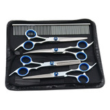 Tesoura De Cabelo De Corte De Cabelo Para Cães 5pçs Kit