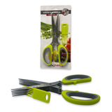 Tesoura De Cozinha Corta Pica Verduras Legumes Temperos