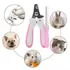 Tesoura E Alicate Rosa Para Unhas De Pets Em Casa