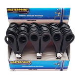 Tesoura Escolar Preta Sem Ponta Mp502 13cm Caixa C 24 Uni