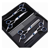 Tesoura Genai Inox 5pçs Reta E Curva