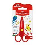 Tesoura Little Creatives Faber Castell Supersegura Sem Ponta Infantil Pré Escola 1 Tesoura