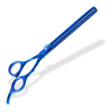 Tesoura Maryam Semi Dentada 8 Tosa Pet Shop Profissional