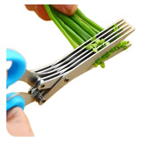 Tesoura Multi Corte Hotaliças E Verduras Com 5 Laminas