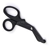 Tesoura Para Bandagem Aço Inoxidável E Plástico PP Tesoura Médica Tesoura Para Trauma Para Cortar Gaze Bandagens Lona E Lã Preto