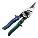 Tesoura Para Corte De Chapas Tipo Aviação Irwin Modelo 2073112 Corte Direito E Reto Feito Em Aço Cromo Forjado