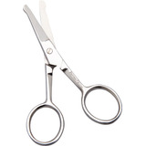 Tesoura Para Pelos De Nariz E Bigode Com Ponta Arredondada Corte Preciso E Cabo De Fácil Manuseio Barbearia Marco Boni