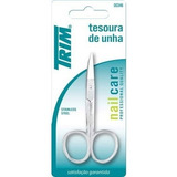 Tesoura Pequena Para Unha Trim Ponta Curva Inox