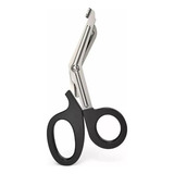 Tesoura Ponta Romba Resgate Corta Gaze Enfermeiro Aph Cor Preto