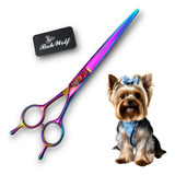 Tesoura Profissional Banho E Tosa 7 0 Polegadas Pet Bahwolf