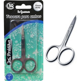 Tesoura Profissional Ponta Reta Sobrancelhas Barba Cabelo