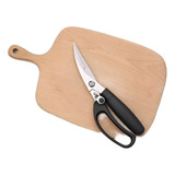 Tesoura Trinchar Aço Inox Cozinha Corte Frango Peixe Aves