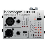 Testador De Cabo Cabos Profissional Behringer Ct100
