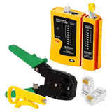 Testador De Cabos De Rede Rj45 Alicate Rj45 Conectores