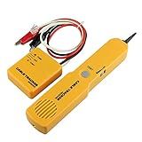 Testador De Circuito De Rastreador De Fio Elétrico Com Gerador De Tom E Kit De Sonda Testador Localizador De Sinal De Cabo Teste De Continuidade De Circuito Linha De Telefone De Rede Ferramentas De Identificação De Circuito Automotivo Com Clipes E Plugue RJ11