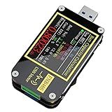 Testador De Medidor De Tensão USB De 9 Pinos Ferramenta De Monitoramento Multifuncional Gravação De Dados Em Tempo Real Com Função De Inversão De Tela FNB48 