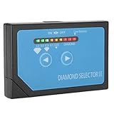 Testador Eletrônico Portátil De Diamantes Seletor De Diamantes Fácil E Preciso III Leve E Compacto Com Indicador De Diamante Real Teste Preciso Função De Alerta De Metal Para