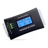 Testador Fonte Digital Lcd Alimentação Atx 20 24 Pinos Sata