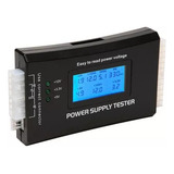 Testador Fonte Digital Lcd Alimentação Atx 20 24 Pinos Sata