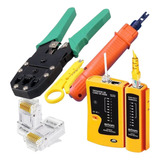 Teste De Cabos De Rede Rj45 11 Punch Down Alicate Rj45
