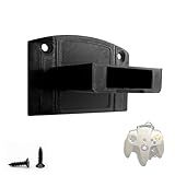 TEYOUYI Suporte De Parede Oculto Para Controle Nintendo 64 Remix De Suporte De Parede Para Controle Xenyos N64 Com Design De Cartucho Acessórios Para Nintendo 64 Preto