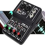 Teyun Interface De Audio Placa De Som Audio 2 Canais USB 2 0 Profissional Mesa De Som áudio E 48V Phantom Power Para Guitarra Elétrica Transmissão Ao Vivo Aguarde Mais De 1 000 Dispositivos Q 12 
