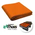 Thaís 304 Tecido Para Mesa De Bilhar Sinuca Acrílico Cor Laranja