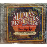 The Allman Brothers Band Cd American University 1970 Lacrado