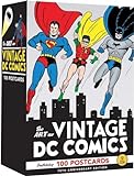 The Art Of Vintage DC Comics 100 Postcards Comic Book Art Postcards Vintage Bulk Postcards Cool Postcards For Mailing 