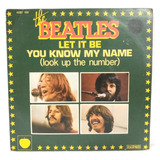 The Beatles Let It Be / You Know My Name Lp Compacto