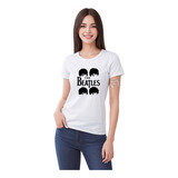 The Beatles Rock Anos 60 Exclusivo Babylook Camiseta