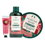 The Body Shop Presente Kit Trio Especial Morango