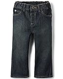 The Children S Place Jeans Básico Bootcut Para Meninos Simples E Infantil Dry Indigo Individual 3T