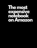 The Most Expensive Notebook On Amazon: 8.25x11 Yes It Really Is! Black
